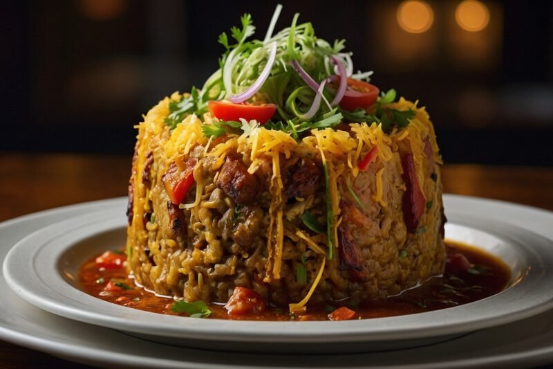Mofongo – puertoricolainen paistettu banaaniruoka