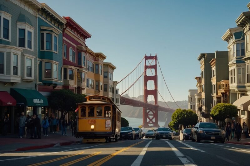 San Francisco – Golden Gate -silta, Alcatraz ja raitiovaunut