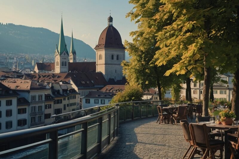 Zürich – Bahnhofstrasse, Zürich-järvi ja vanha kaupunki