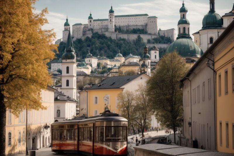 Salzburg – Mozartin syntymäkoti, Hohensalzburgin linna ja Sound of Music -maisemat