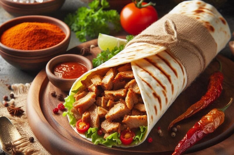 Shawarma – lähi-idän mausteinen liha